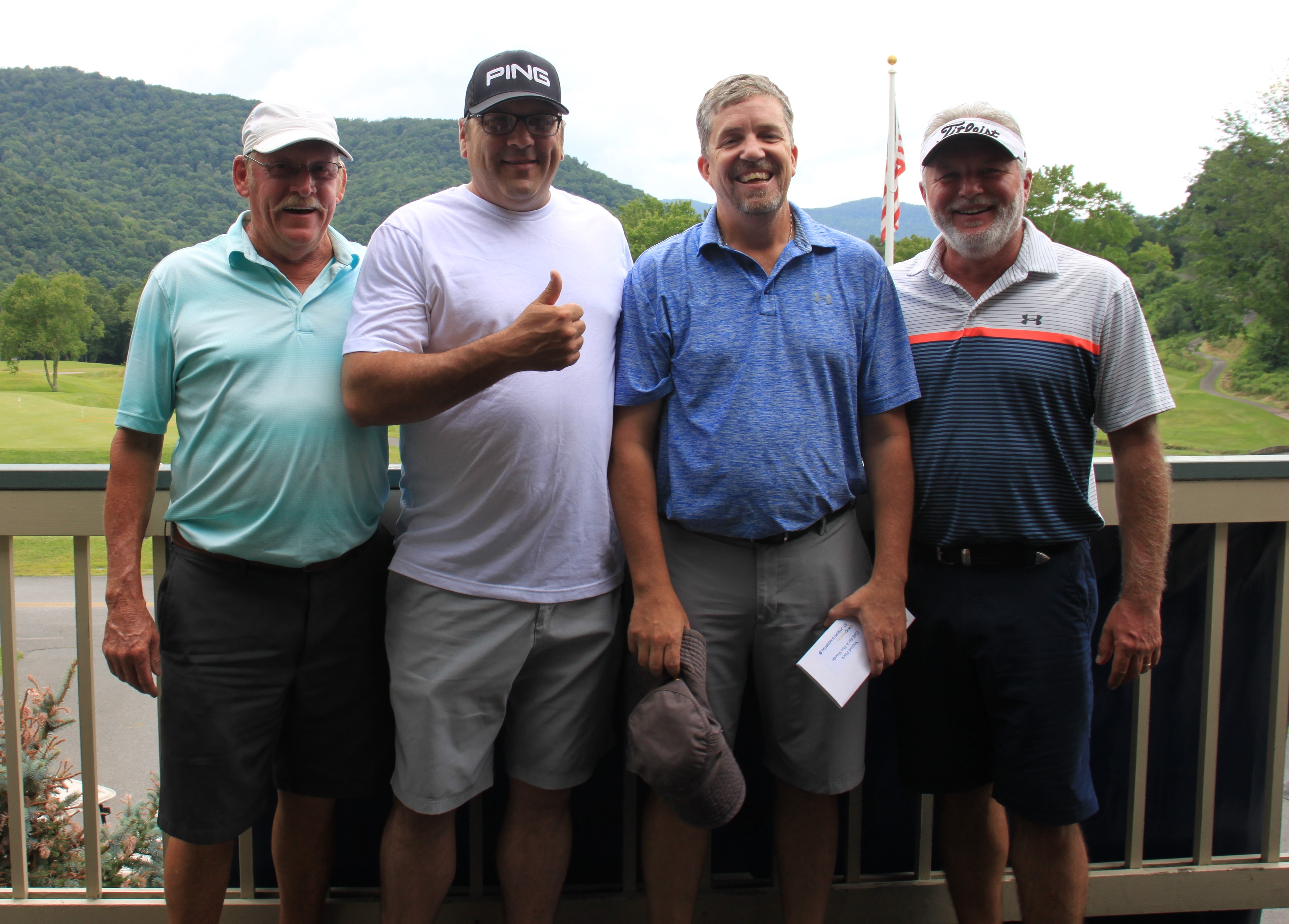 Second Place: Appalachian Mineral Title Company with players Greg Jones, Mike Miller, Bobby Russell and Todd Westfall.